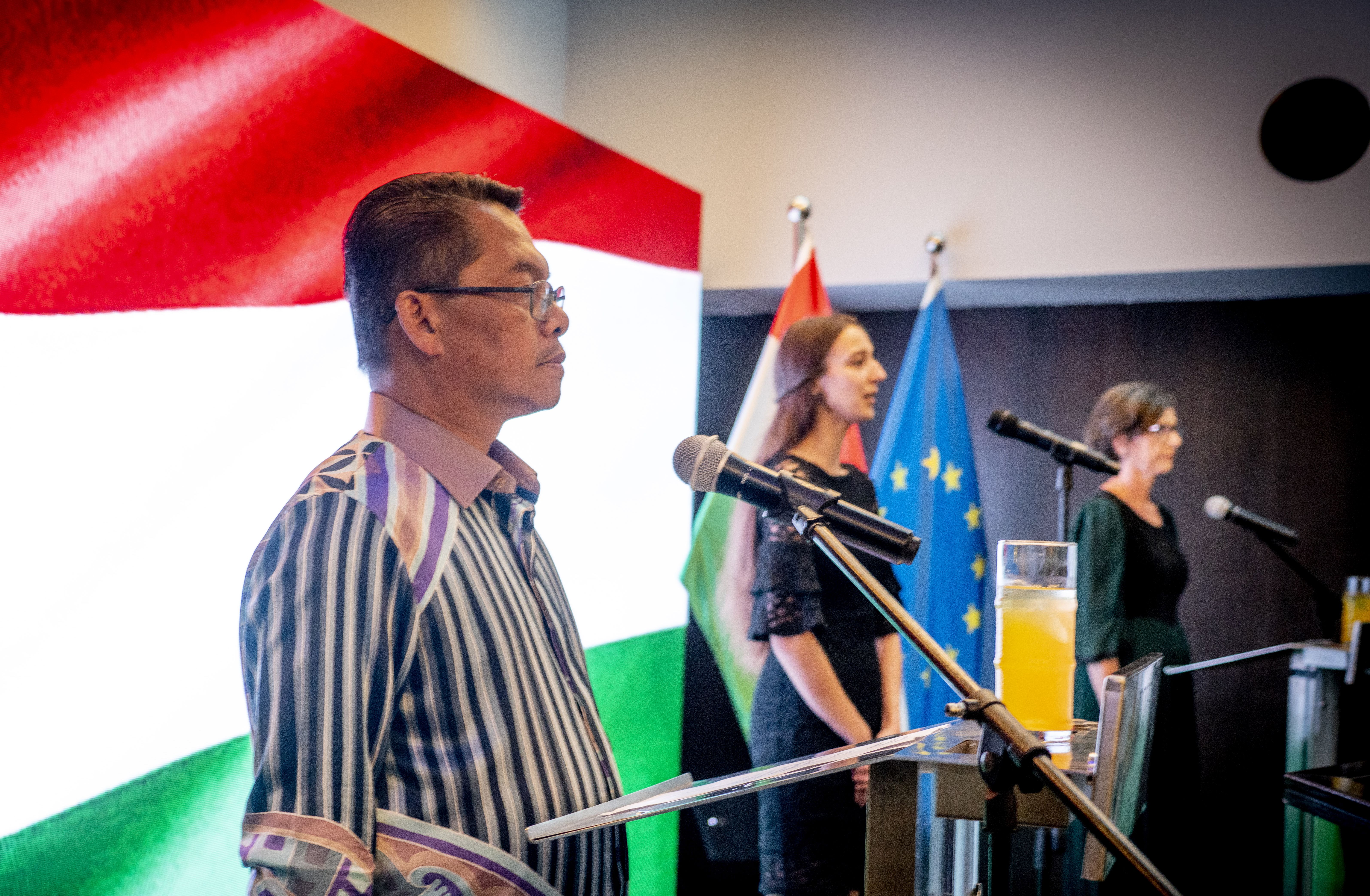 National Day Reception on the Occasion of the Anniversary of the 1956 Revolution and Freedom Fight